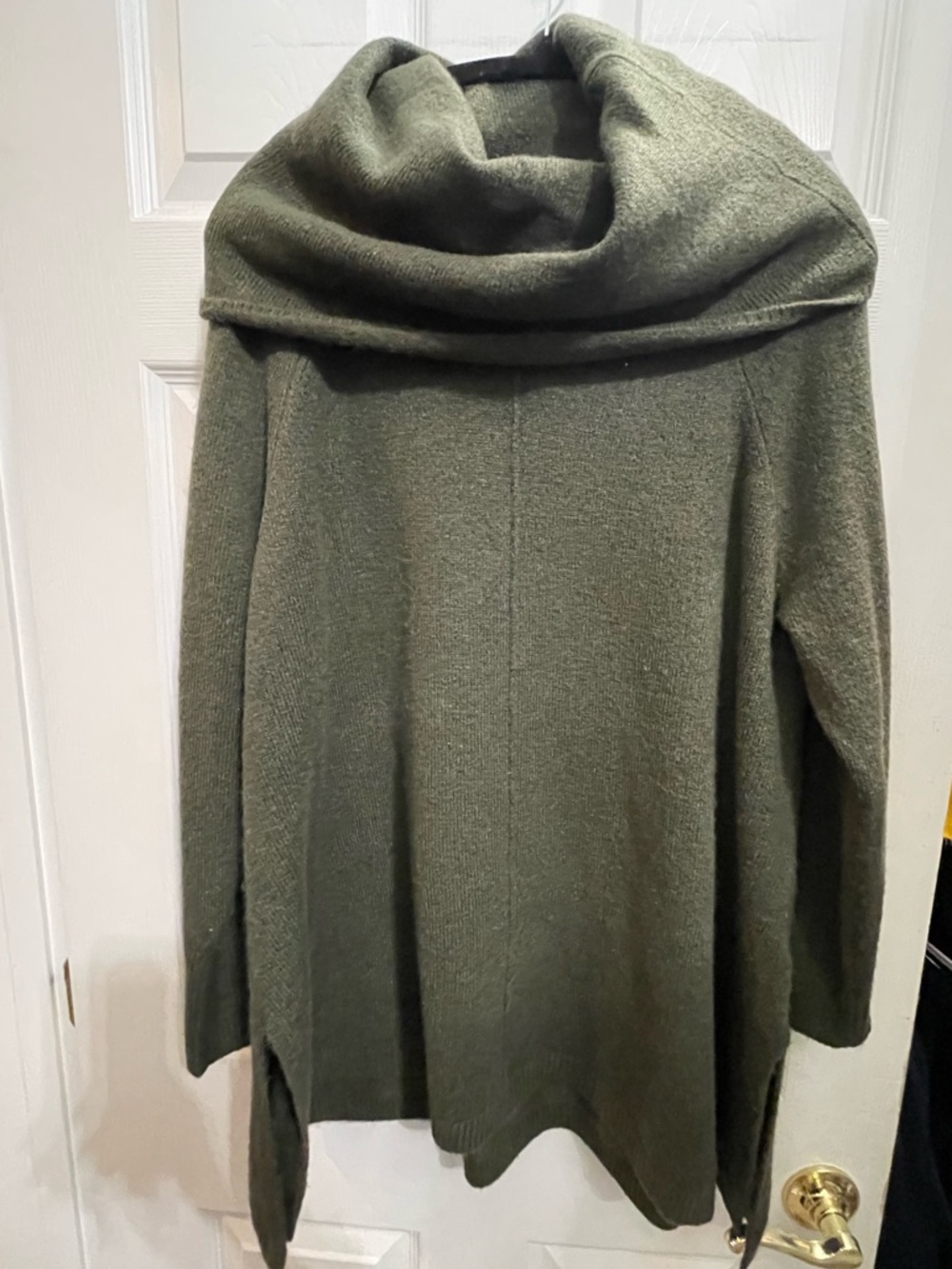 Jessica Simpson Olive Green Cowl Neck Sweater
